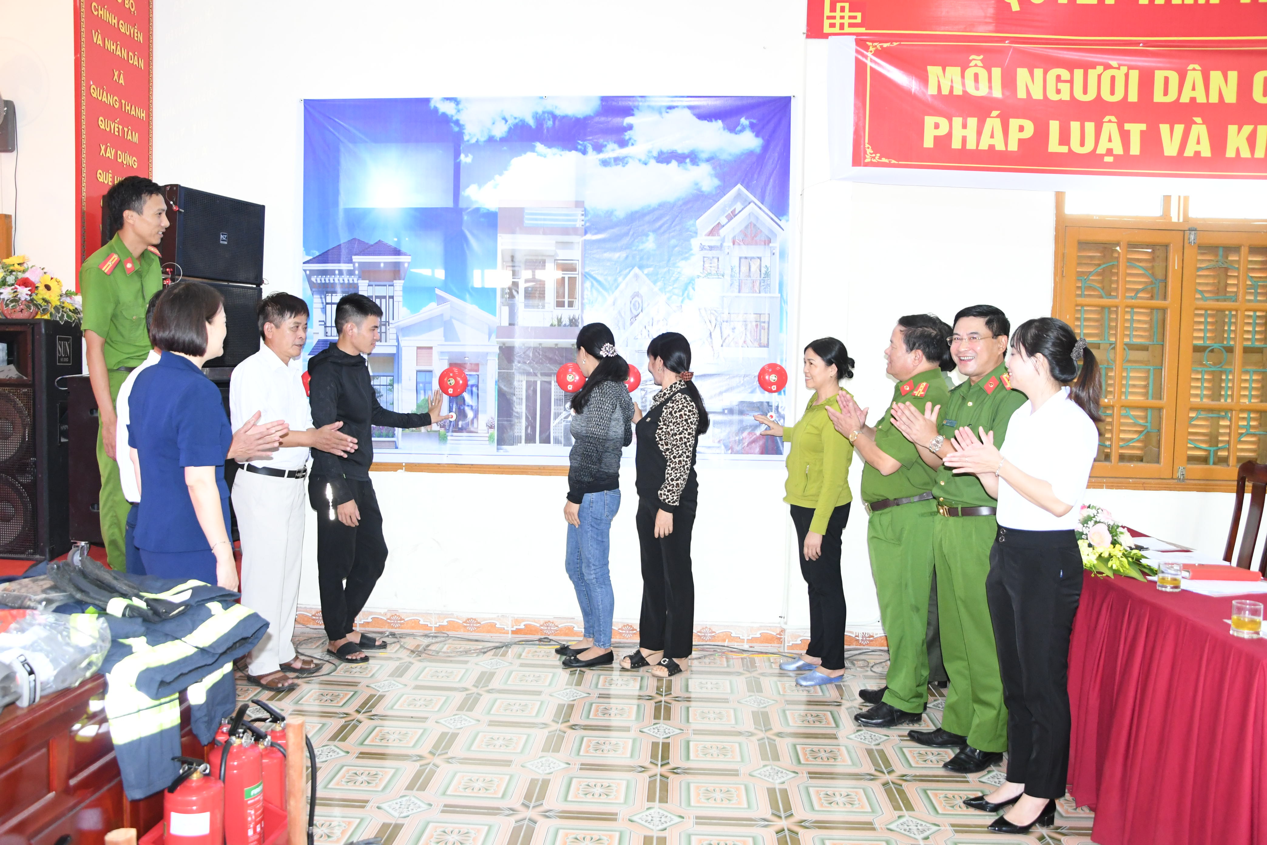 Ra mắt mô hình “Thôn an toàn về PCCC” tại xã Quảng Thanh (Thủy Nguyên)